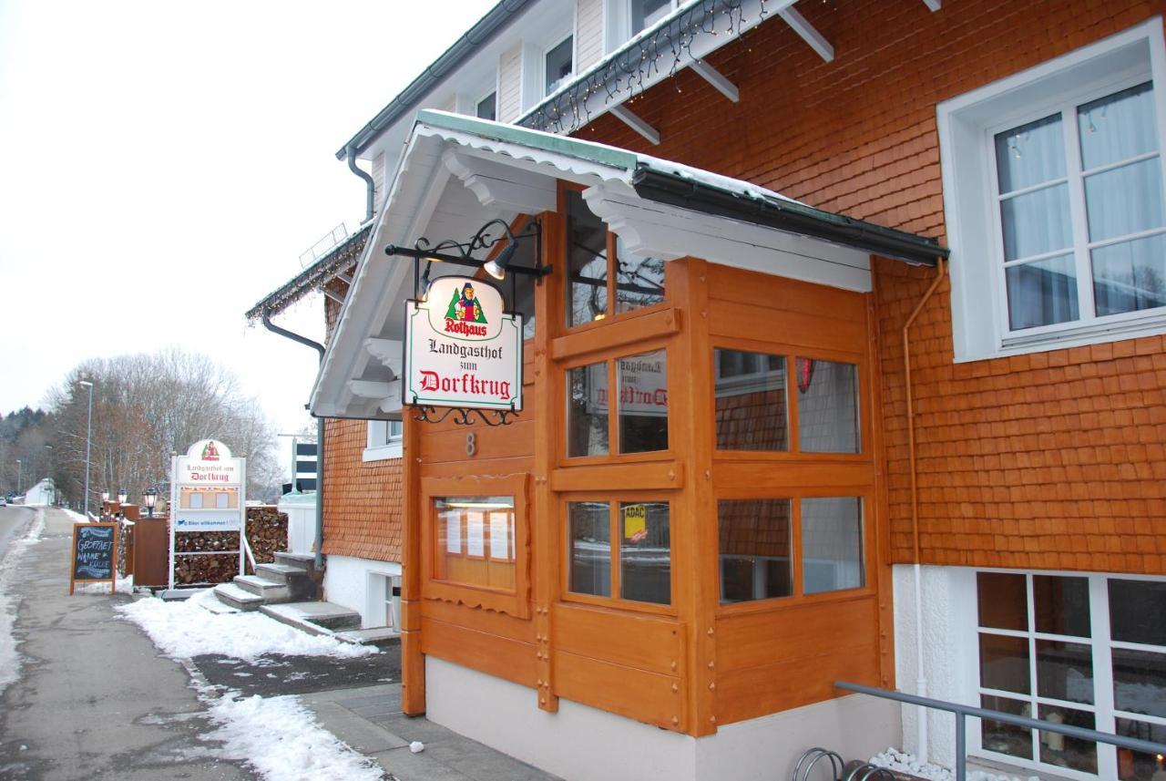 Landgasthof Zum Dorfkrug Hotel Häusern Exterior foto